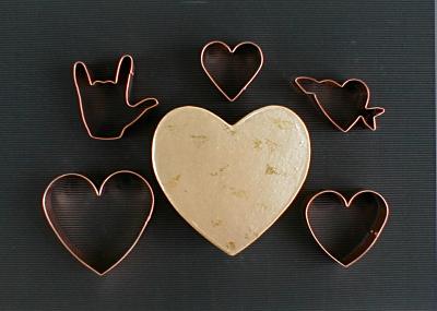 hearts cookie cutter set #2