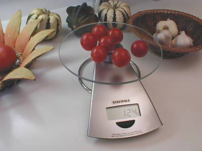 the Cyber digital kitchen scale