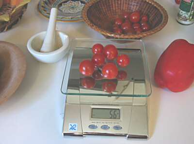 the glass electronic kitchen scale