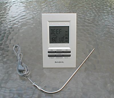 digital programmed meat thermometer