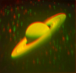 Saturn Hologram
