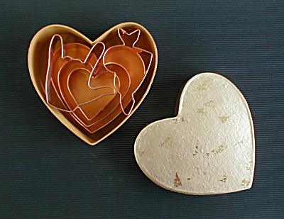 hearts cookie cutter set 