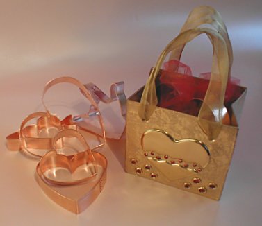 valentine hearts cookie cutter set 