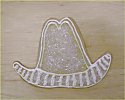 Texas ten-gallon hat cookie