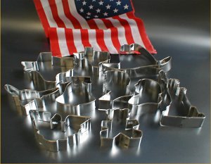 Texas-themed cookie cutters