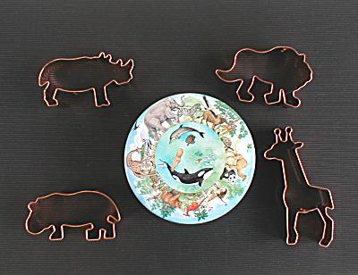 wild animal  cookie cutter set #2