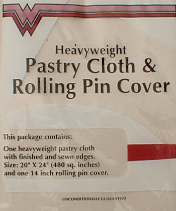 pastry cloth with rolling pin cover