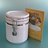 16 oz Porcelain Crock and Sourdough Starter Packet